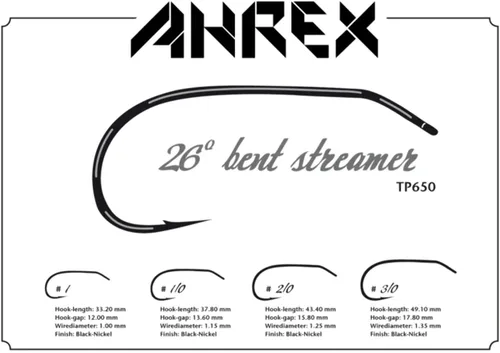 Miniatura 2 de Ahrex TP650 Gancho de serpentina doblado de 26 grados