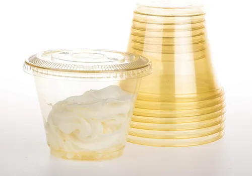 Miniatura 8 de Golden Apple, Juego de 25 vasos de color con tapas de cúpula sin agujero (azul)..
