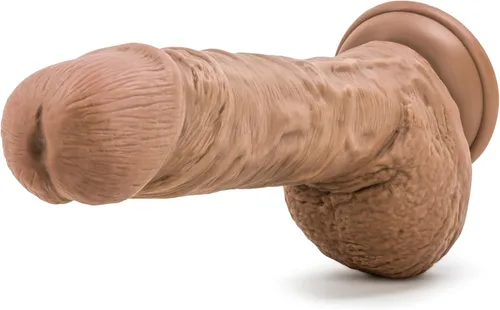 Miniatura 8 de Blush Au Naturel Big Billy Cock - Consolador realista de 9 pulgadas con ventosa con bolas, detalle realista de doble densidad, compatible con anillo