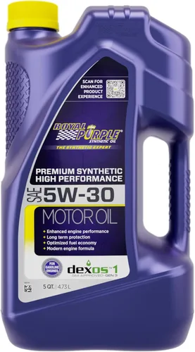 Miniatura 10 de Royal Purple - Aceite de motor sintético ROY51020 de alto rendimiento SAE 0W-20 con licencia API, 5/4 de galón.