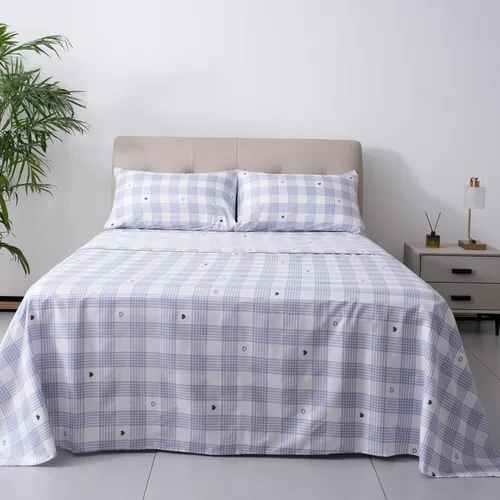 Miniatura 9 de Juego de sábanas de cama de 4 piezas - Tamaño completo - Juego de sábanas de cama de microfibra suave y duradera, bolsillo profundo, resistente a