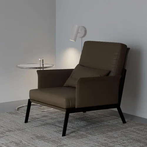 Miniatura 9 de Aisilan - Focos de pared LED para interiores, enchufe con interruptor, luces elevadoras ajustables para iluminación de pared, 12 W COB 3000K CRI97
