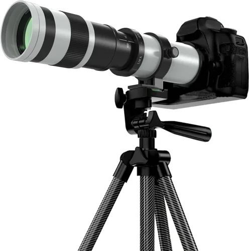 Miniatura 9 de BENOISON Lente teleobjetivo para Canon - Lente EF 420-800mm para Canon DSLR, Lente de enfoque manual MF con zoom para Canon EOS Rebel SL3 SL2 SL1
