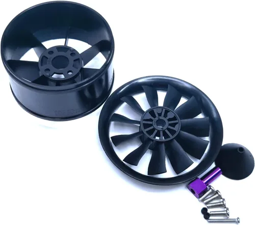 Miniatura 16 de EDF 1.969 in 4S 4300KV 16.8V 11 aspas con 40A ESC, ventilador eléctrico con controlador de velocidad electrónico, motor de chorro RC, motor sin