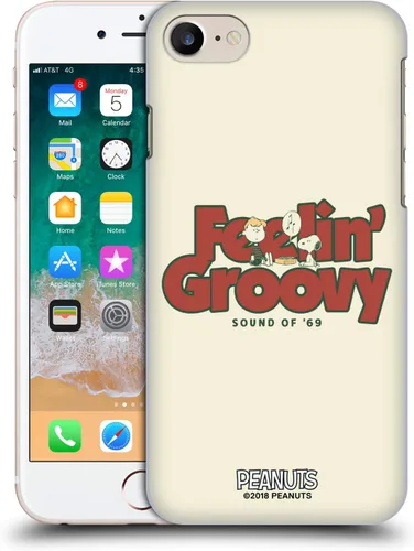 Miniatura 112 de Head Case Designs Funda rígida con licencia oficial de Peanuts Snoopy Woodstock Far Out Woodstock 50th compatible con Apple iPhone 15 Plus