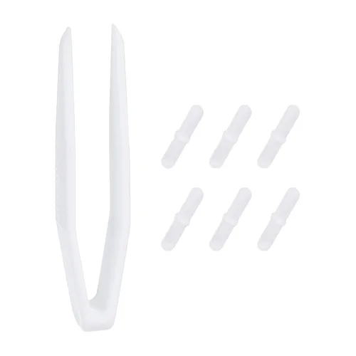 Miniatura 12 de PATIKIL Barra agitadora magnética, 0.315 x 0.118 in, 6 piezas de PTFE magnético, barra mezcladora magnética para vaso de precipitados de fondo