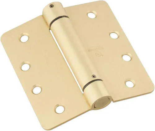 National Hardware Bisagra de puerta con resorte N185-207 Bisagras de puerta interior de cierre automático de latón con velocidad de tensión