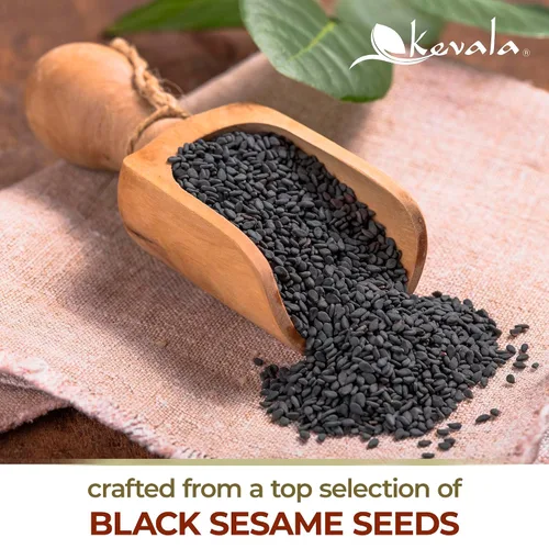 Miniatura 5 de Kevala Tahini negro orgánico – Pasta de sésamo negro sin gluten para alimentos dulces y salados, ideal para mezclar con una pasta de miso, tamaño a
