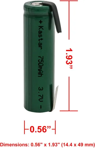Miniatura 2 de Kastar 1 batería de iones de litio de repuesto para afeitadora Philip Norelco 1280cc, 1280X, 1290X, 7340XL, 7345XL, 7810XL 8100XL, 8138XL, 8140XL