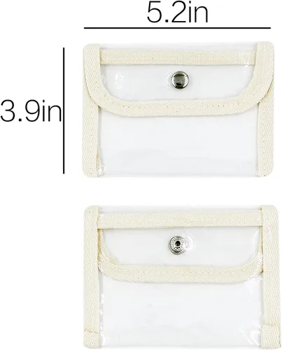 Miniatura 6 de AIBEARTY 4 portatarjetas transparente con purpurina impermeable, monedero, monedero, cartera, tarjetero para tarjetas de crédito, tarjetas