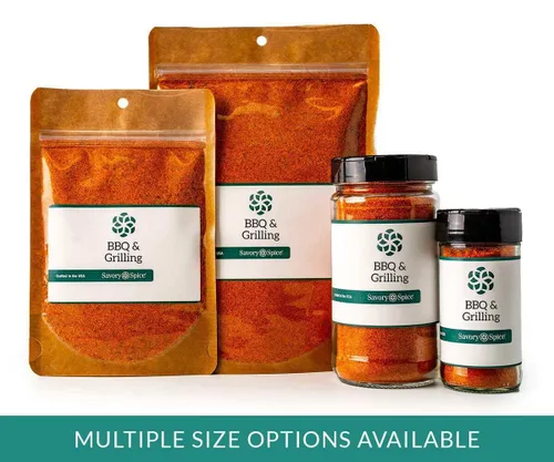 Miniatura 5 de Savory Spice The Q Steak Rub - Condimento para carne para asar Mezcla de especias de carne nueva mexicana (tarro medio - Neto: 2.1 onzas)