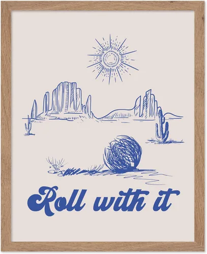 Miniatura 39 de Poster Master Póster de You've Yeed Your Last Haw, estampado retro de vaquero azul, arte occidental, arte moderno, arte del salvaje oeste, regalo