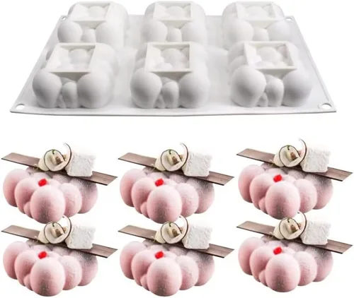Miniatura 4 de Molde de silicona para mousse de bolas para hornear, moldes de chocolate de alta calidad, moldes para tartas, moldes de bomba, caramelo