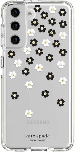 Miniatura 4 de Kate Spade - Carcasa rígida para Galaxy S21 y S21 5G, diseño de flores dispersas