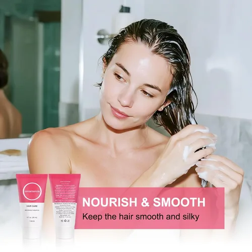 Miniatura 4 de Acondicionador de tamaño de viaje a granel envuelto individualmente, mini muestra de cabello, acondicionador de prueba para hombres y mujeres