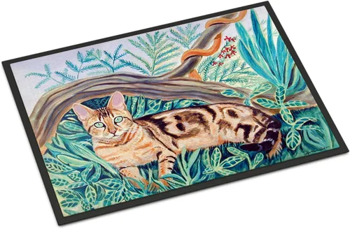 Miniatura 8 de Caroline's Treasures 7139MAT - Tapete Maine Coon para puerta delantera, 18 x 27 pulgadas, para interiores y exteriores, para entrada