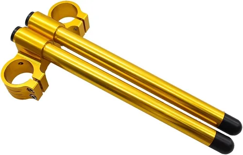 Miniatura 4 de 1.339 in 7/8 "motocicleta aluminio CNC regular tenedor tubo clip en manillar ajuste universal bicicleta Cafe Racer negro