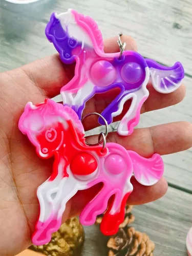 Miniatura 2 de Paquete de 20 mini juguetes para ansiedad con forma de caballo pequeño, para autismo, fiesta de cumpleaños, regalos para escuela, aula, adultos