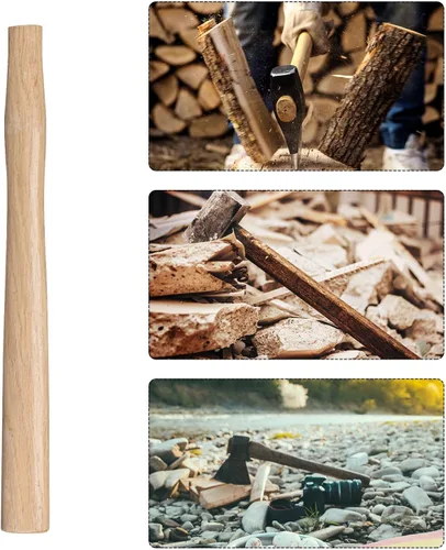 Miniatura 5 de uxcell Martillo de 13 pulgadas, mango de madera, mango de repuesto para garra de 2 a 4 libras o martillo de clavos rasgado, ojo ovalado