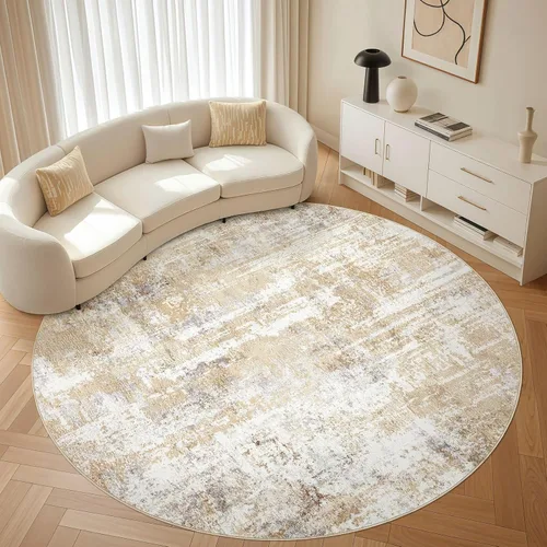 Miniatura 105 de Alfombra de pasillo lavable para cocina: 3 x 10 pies, antideslizante, abstracto, suave, moderno, resistente a las manchas, para interiores, piso