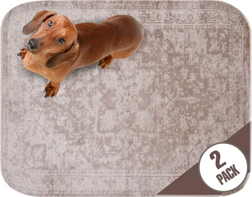 Miniatura 54 de PUPIBOO Almohadillas lavables para orina para perros y gatos - Almohadillas de entrenamiento para cachorros reutilizables súper absorbentes - 100%