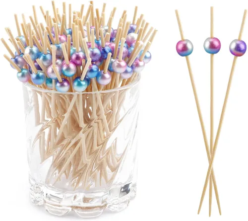 Miniatura 27 de 100 piezas de palillos de cóctel para bebidas, decoraciones de San Valentín, palillos de dientes elegantes para aperitivos, palillos de dientes