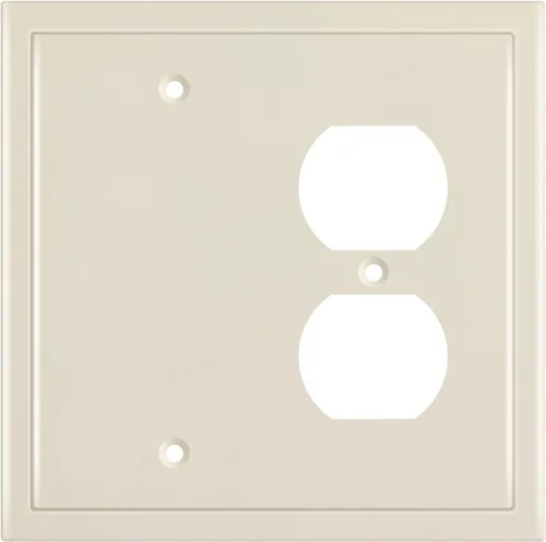 Miniatura 49 de Henne Bery Placa decorativa de pared con borde moderno, tapa de tomacorriente para cubrir enchufe, aleación de zinc maciza duradera