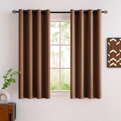Miniatura 69 de MIULEE Cortinas opacas para dormitorio o sala de estar, juego de 2 paneles de cortina para ventana con aislamiento térmico y bloqueo de luz