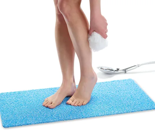 Miniatura 34 de Tapete de ducha antideslizante para bañera - Tapete de baño de lufa para baño - Tapete de baño de 40 x 16 pulgadas - Alfombra de baño antideslizante