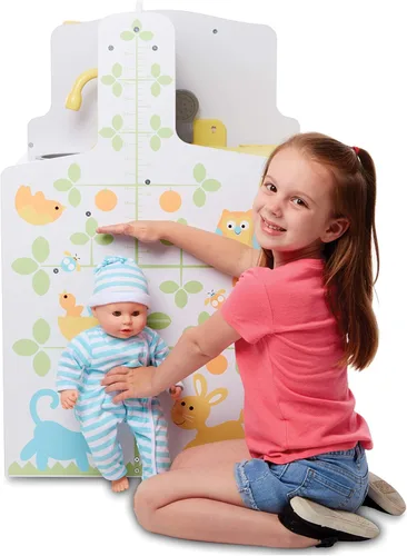 Miniatura 6 de Melissa & Doug Centro de actividades de cuidado de bebé Mine to Love para muñecas - Cocina, Guardería, Baño-Cambio