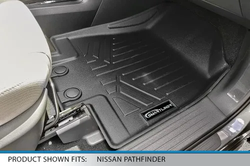 Miniatura 3 de SMARTLINER Juego de alfombrillas de primera fila de ajuste personalizado compatibles con Infiniti QX60 2022-2025