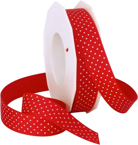 Miniatura 23 de Morex Ribbon Swiss Dot - Cinta de grogrén de poliéster, carrete de 3/8 pulgadas por 20 yardas, aguamarina