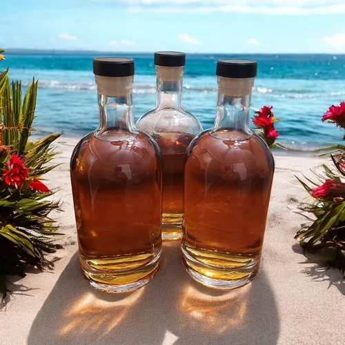 Miniatura 5 de Nakpunar 12 botellas de vidrio de base pesada de 25 onzas de 25.4 fl oz – Botella nórdica de 75 cc – Fabricado en los Estados Unidos