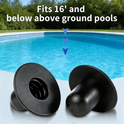 Miniatura 4 de Repuesto de tapón para bomba de piscina, filtro de orificio para piscina Bestway e Intex, tapón de pared para piscina sobre el suelo (paquete de 4)