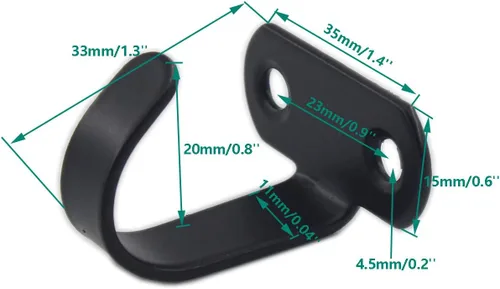 Miniatura 2 de Gancho de techo de acero inoxidable negro, ganchos para colgar en el techo, ganchos para colgar plantas, comederos de pájaros, campanillas