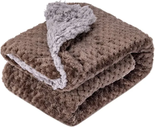 Miniatura 39 de Manta o manta mullida para bebé, suave, cálida y acogedora manta de vellón coral para niños pequeños, bebés o recién nacidos, para cuna, cochecito