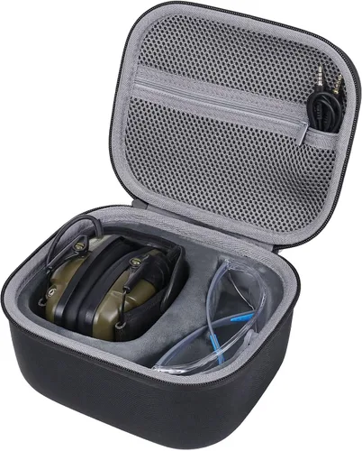Miniatura 3 de co2CREA Estuche rígido de viaje para Howard Leight Impact Sport OD Orejeras eléctricas para gafas de seguridad Genesis Sharp-Shooter