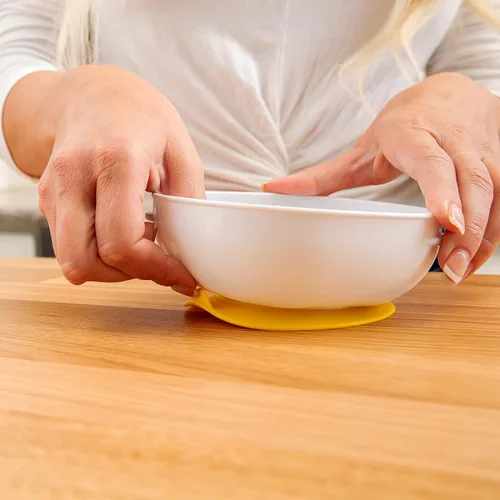 Miniatura 7 de Dr. Brown's Tazones de succión fuertes antideslizantes para bebés y niños pequeños, alimentación LED para bebés, paquete de 2, sin BPA, 4 meses