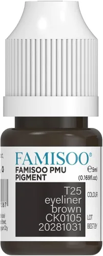 Pigmentos PMU para delineador de ojos para cejas 0.169 oz/0.2 fl oz tinta de tatuaje profesional para delineadores de ojos de larga duración, tinta