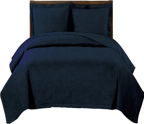 Miniatura 12 de sheetsnthings Carrie - Juego de edredón de gran tamaño matrimonial/queen, juego de 3 piezas de 92 x 96 pulgadas, colcha de microfibra estampada