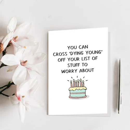 Miniatura 7 de Qiliji Divertida tarjeta de cumpleaños para hombres y mujeres, tarjeta de feliz cumpleaños humorística para él y ella, tarjeta de felicitación