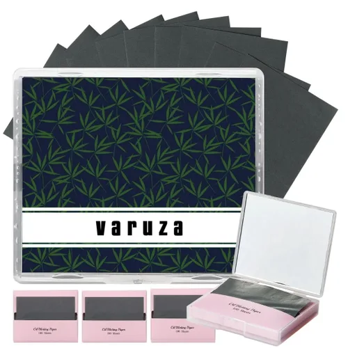 Miniatura 14 de [100 unidades + estuche de espejo] Hojas de secado de aceite de carbón de bambú natural para cara coreana con estuche de espejo