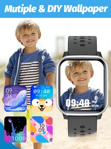 Miniatura 5 de Reloj inteligente para niños y niñas, reloj inteligente para niños, regalo para niños de 4 a 16 años con modo de sueño, 19 modos deportivos