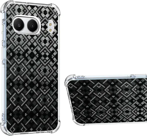Miniatura 59 de Aroepurt Funda compatible con Gabb Phone 3 Pro Phone Case Stand Cover [Protección gruesa de silicona suave] [Cambio de forma multidireccional 3D]