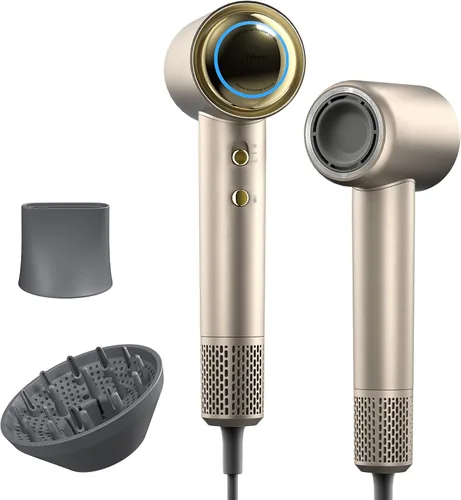 Tideway Secador de pelo profesional de alta velocidad iónico 110,000 RPM, secador de pelo compacto con difusor magnético, secado rápido con motor