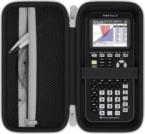 Funda de calculadora compatible con calculadora gráfica a color Texas Instruments TI-84 Evo/TI-84 Plus CE/TI-84 Plus/TI-Nspire CX II CAS/TI-Nspire