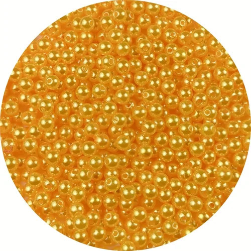 Miniatura 36 de Perlas de cuentas, 4000 piezas de cuentas de perlas de 3 mm redondas para llaveros, pulseras, collares, llaveros, joyería, manualidades, decoración