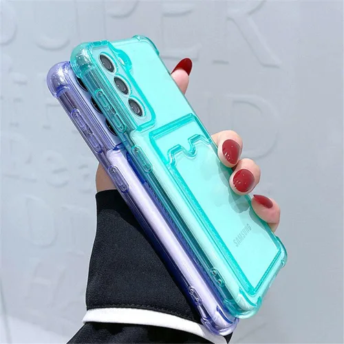 Miniatura 107 de Tuokiou Funda para Samsung Galaxy A14 5G, Fundas Protectoras Transparentes con Ranura para Tarjetas, Funda Cartera de TPU Suave Ajustada Resistente