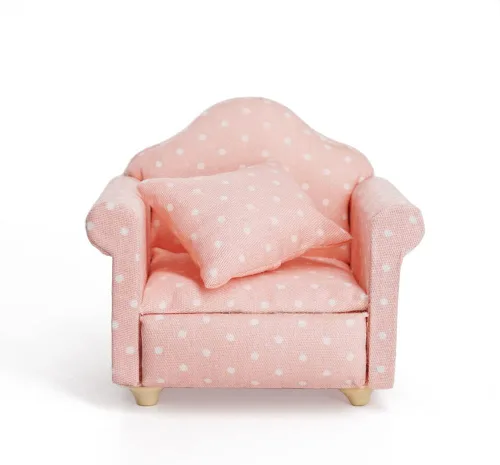 Miniatura 13 de Odoria 1/12 Silla en miniatura Sillón Accesorios para muebles de casa de muñecas, color blanco