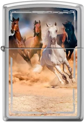 Miniatura 16 de Zippo Encendedor - Encendedor personalizado personalizado grabado animal resistente al viento